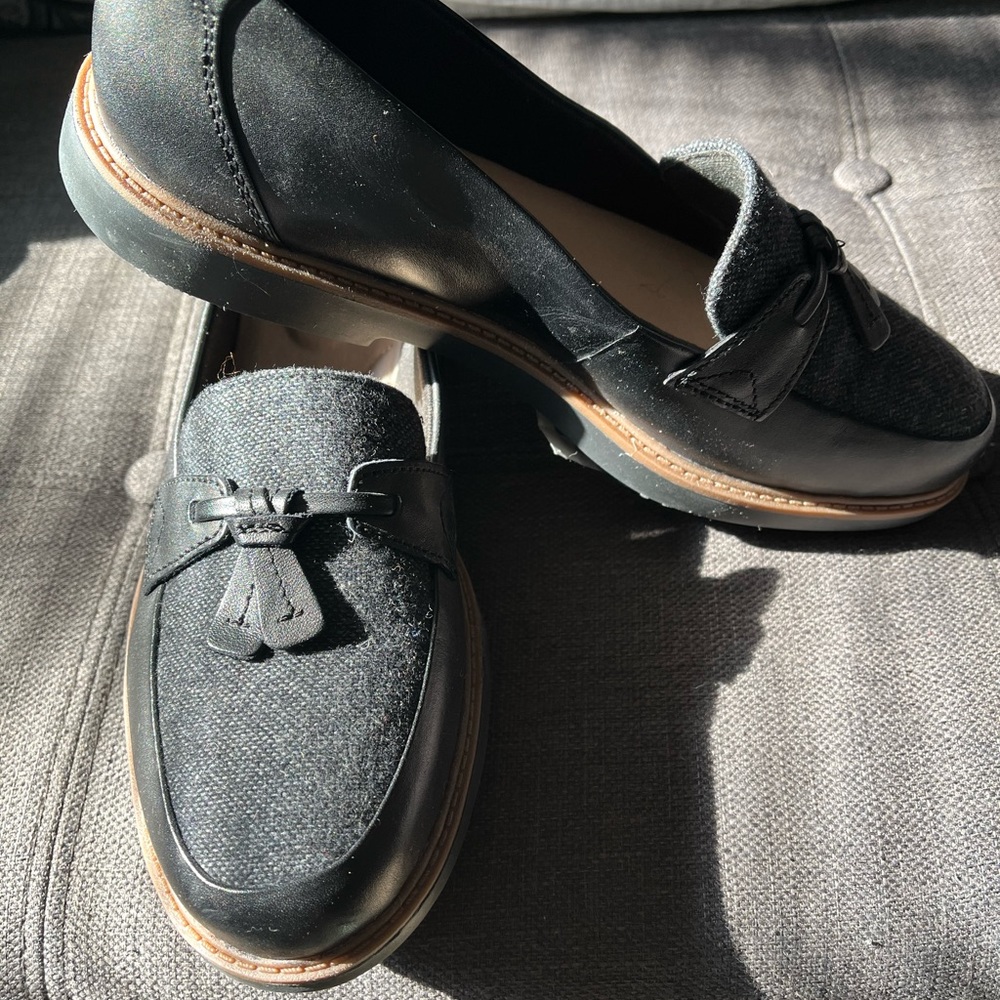 Women’s Clark loafers black US size 8